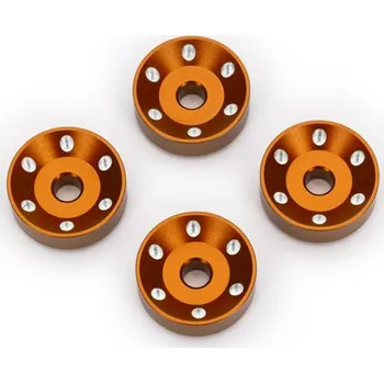 RC náhradní díl Traxxas podložka disku kol hliníková oranžová (4)