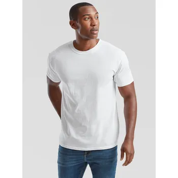 Pánská móda Pánské bílé tričko Valueweight Fruit of the Loom Fruit of the Loom bílá 2463208