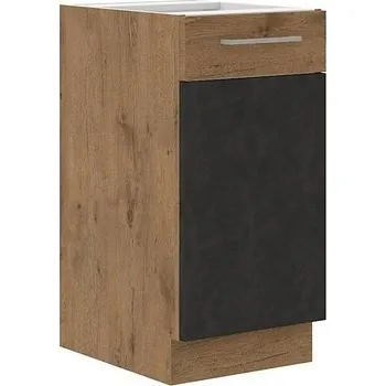 Kuchyňská skříňka Spodní kuchyňská skříňka Woodline 40 D 1F BB, Barva: Dub lancelot / matera MIRJAN 5902928847697