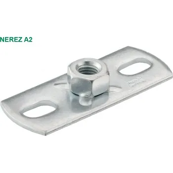 Tesařské kování Patní deska typ1 78x25x2,0mm NEREZ A2