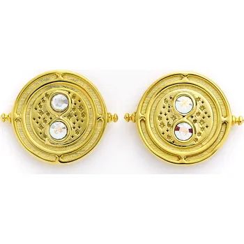 Náušnice Harry Potter pozlacené naušnice Obraceč času s křišťálovými prvky