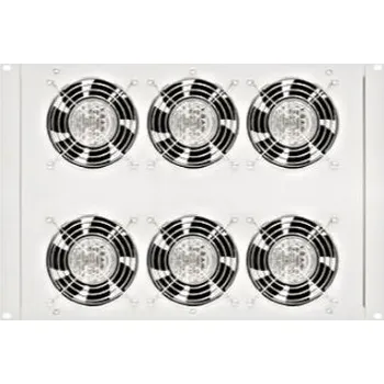 Rozvaděč SCHRACK Horní/spodní ventil.jednotka,6x ventilátor,termostat,8U DLT44806-A