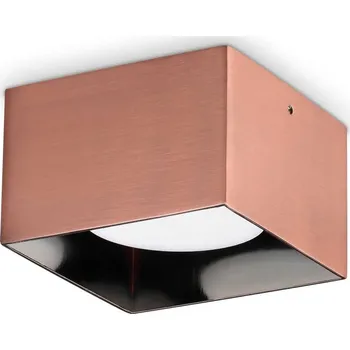 Ideal Lux Moderní stropní svítidlo SPIKE SQUARE Barva: Měď