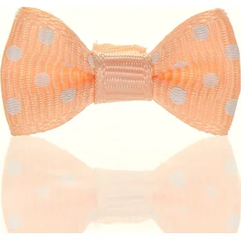 Stuha Mašlička puntík lososová