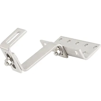 držák na solární panel Nastavitelný střešní hák 140x56-46mm pro taškové sřechy nerez A2