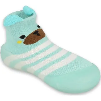 Capáčky Botičky Befado 002P013 zelená proužek 22