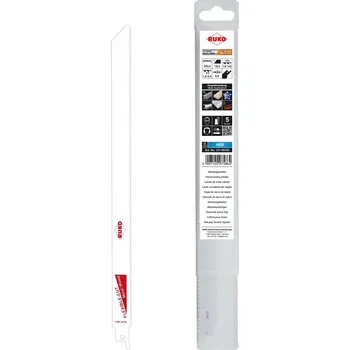 Pilové listy pro pily ocasky na kov/dřevo 305x18x0,90mm rozteč 1,8-2,4mm RUKO 89105 5ks