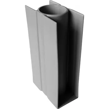 Příslušenství pro plot PILECKÝ Stabilizační držák průběžný PVC 300 x 48 mm šedý