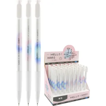 Pero kuličkové M&G Hello ! Mars 0,5 mm - modrá náplň (mix /cena 1ks)