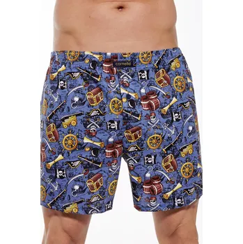 Trenýrky Cornette trenýrky classic 011/152 - modrá, 3XL (Pánské bavlněné trenky Cornette Classic)