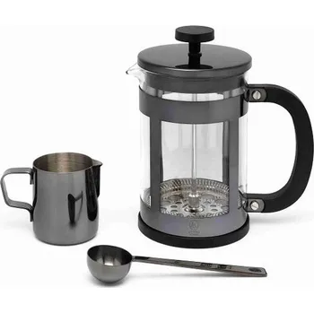 French press Leopold Vienna Vicenza Sada na kávu 0,8L lesklá černá