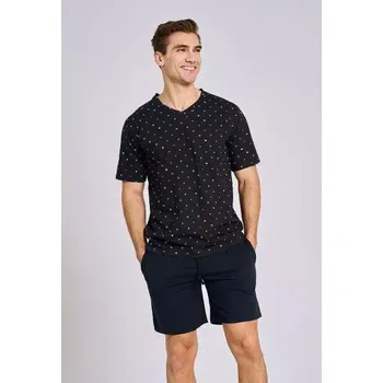 Pánské pyžamo Pánské pyžamo 3187-Aiden, krátký rukáv, vel. L