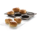 Lékué Silikonová forma na housky, Roll Bread, 6 ks, hnědá