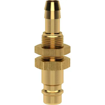 Příslušenství ke kompresoru Lüdecke Vsuvky ES do panelu s trnem pro hadici 6 mm