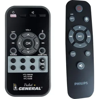 Dálkový ovladač PHILIPS HTL1508, HTL1510B. HTL1520B - dálkový ovladač duplikát