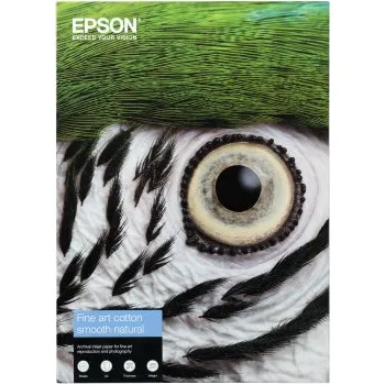 Kancelářský papír EPSON Fine Art Cotton Smooth Natural A4 25 Sheets C13S450267