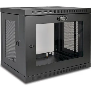 Rozvaděč EATON Skříň SmartRack 9U, Mini Rack, Š=600mm, Hl=450mm, hloubka pro přepínače, prosklené dveře, na stěnu SRW9UG