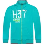 Chlapecká mikina - KUGO M8030, zelená Barva: Zelená, Velikost: 164