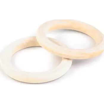 Lapač snů Dřevěný kroužek přírodní Ø67 mm