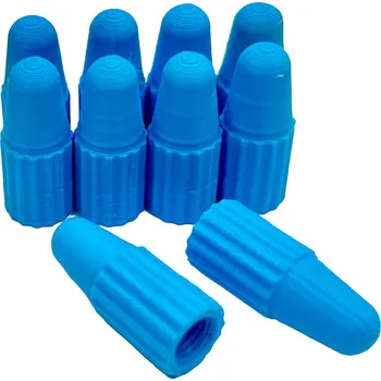 pumpička Bike tuning centrum Čepičky na ventilek FV/G plastová velká PLA set 2ks sv. Modrá