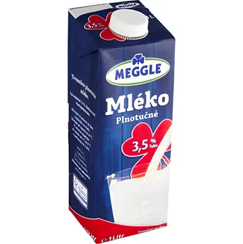 Mléko Meggle Trvanlivé mléko plnotučné 3,5 % 1 l