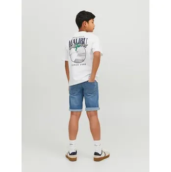Chlapecké kraťasy Jack & Jones Junior Džínové šortky 12257395 Modrá Regular Fit 104