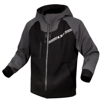Pánská mikina LS2 THROTTLE MAN JACKET BLACK DARK GREY XXL