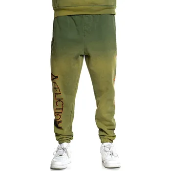 Pánské kalhoty kalhoty pánské (tepláky) AFFLICTION - ABSOLUTION - VTG GREEN POTASSIUM SPRAY - XXL