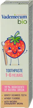 Zubní pasta Vademecum BIO Kids Strawberry dětská zubní pasta 1-6 let jahoda 50 ml