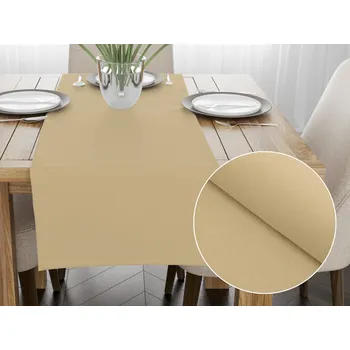 ubrus Dekorační běhoun na stůl BKU-107 Pískově béžový 20x160 cm