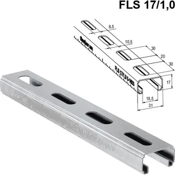 Stavební profil Montážní profil fischer FLS 17