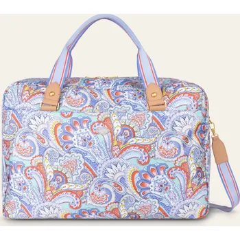 Cestovní taška Oilily cestovní taška Wynona Paisley Elio modrá OI_MEOIL1121-57 blue
