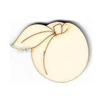 Překližka Výřez z překližky, M03/2, MERUŇKA, 4,1x4,3cm, 1ks