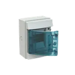 Rozvodnice 4-moduly na povrch Mistral65 průhledné dveře IP65 ABB 1SL1200A00