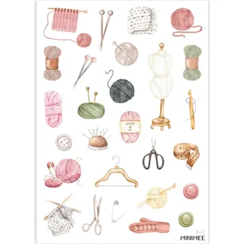 samolepka Samolepky MINIMEE - Pletení