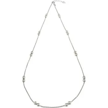 Náhrdelník Stříbrný náhrdelník s kuličkami délka náhrdelníku 42+3cm
