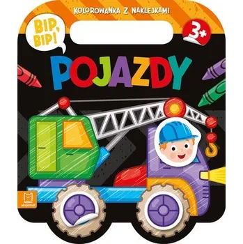 První čtění Bip, bip! Pojazdy. Kolorowanka z naklejkami - Bator Agnieszka