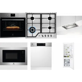 Set domácích spotřebičů ELECTROLUX KOFGH70TX + ELECTROLUX KGS64362XX + ELECTROLUX LFG716X + ELECTROLUX EMS4253TEX + ELECTROLUX EEM48300IX - přebaleno + ELECTROLUX ENT6TF18S