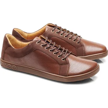 Dámská tenisová obuv ZAQQ QORE Low white, rafter 36-48 NAPPA/VELUR Dvouvrstvá hlazená i broušená kůže Hnědá 42