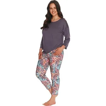 Dámské pyžamo Dámské nadměrné pyžamo Vita 2798/21 TARO fuksia (fialová) XXL