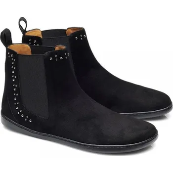 Dámská zdravotní obuv ZAQQ SPARQLE Shine Velours black 37-43 VELUR/NAPPA Broušená kůže, hlazená podšívka Černá 41