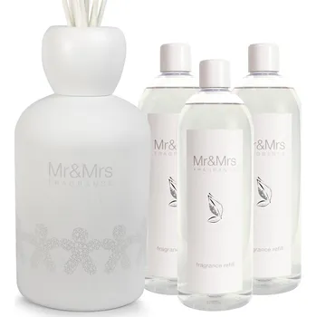 Aroma difuzér Mr&Mrs Fragrance Mr & Mrs Fragrance Icon – Náplň Zanzibar Amber 3 l ZDARMA TYČINKOVÝ DIFUZÉR 3000 ml