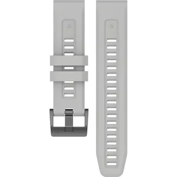 Řemínek na hodinky Silikonový řemínek Ricardo 22mm (pro Garmin Fenix 8/7/6 (47mm), Epix 2 aj.), šedý V1, QuickFit