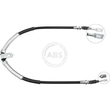 Lanko parkovací brzdy Tažné lanko, parkovací brzda A.B.S. K18953