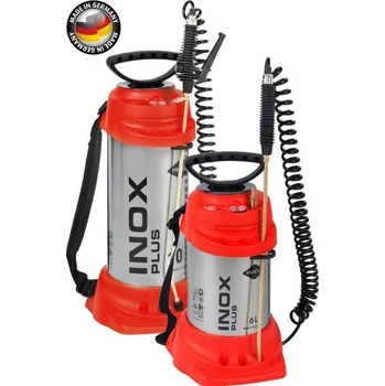 Postřikovač Ruční postřikovač MESTO INOX PLUS + kompresní ventil - 6L