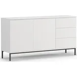 GiB Meble QUERTY K2D3SZ / KOMODA Barva: BÍLÝ