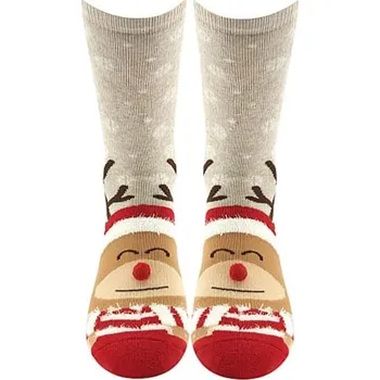 Dětské termo ponožky Dětské protiskluzové ponožky RUDÍK béžová 27-30 (18-20)