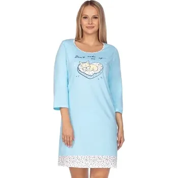 Dámská noční košile Dámská noční košile 116/31 REGINA modrá světlá L