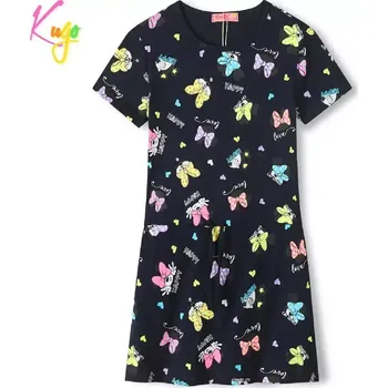 Dívčí šaty Dívčí šaty Kugo CS1030, tmavě modré