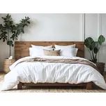 Snový svět Konopenka bílá - konopné povlečení s nitěnými knoflíky Zapínání povlečení: Komplet: Peřina 140x200 cm, Polštář 70x90 cm